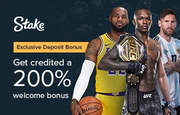 Stake welcome bonus