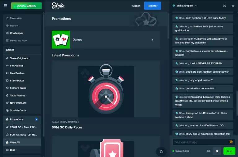 Stake.com promotions