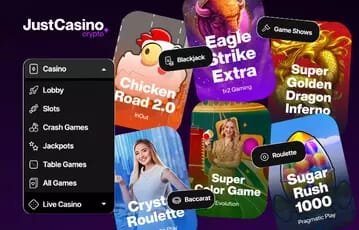 Just Casino Games Interface