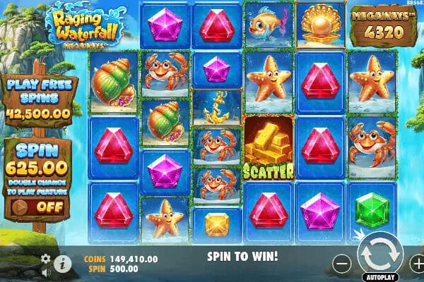 Raging Waterfalls Megaways Pragmatic Play slot