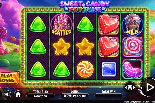Sweet Candy Fortune Playzia slot game