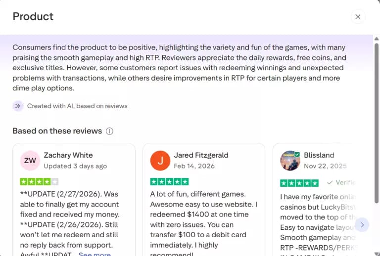 luckybits vegas product review