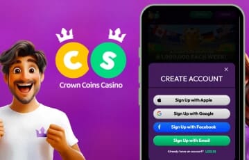 Crown Coins Casino sign up