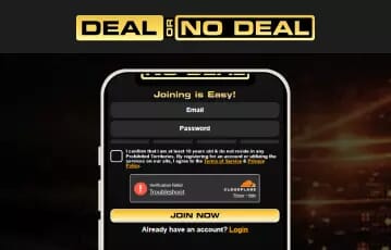 Deal or No Deal Win sign up