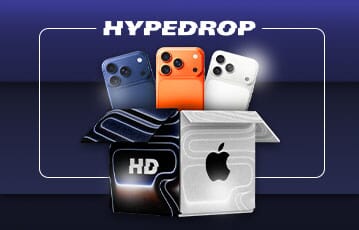 Hypedrop iPhone giveaway promotion featuring multiple phone models