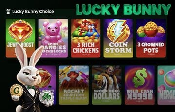 luckybunny casino game promo