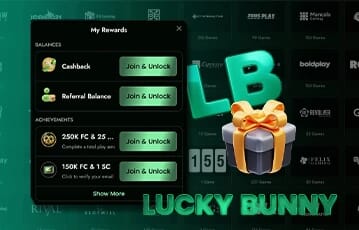 luckybunny casino rewards