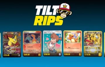 TiltRips Pokémon card collection display showcase