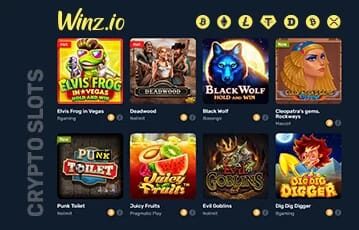 Winz.io casino slots